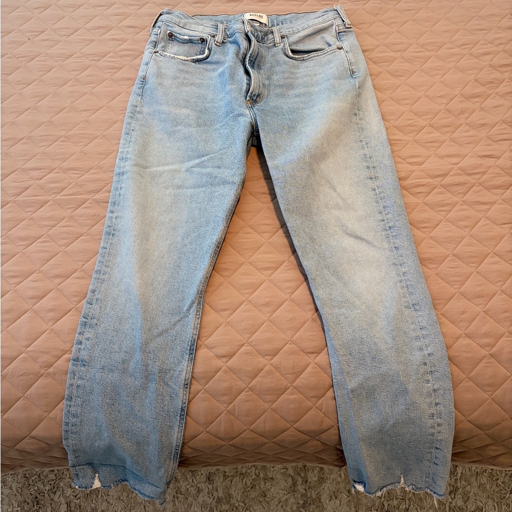 Women's Agolde Merrel Light Blue Jeans